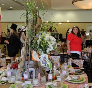 Our Table was adorned with photos of my horse buddies.