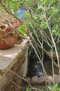 Courtyard water feature 